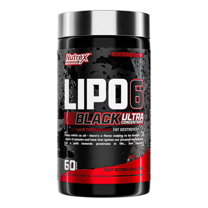 NUT LIPO6 BLACK UC 60CAP